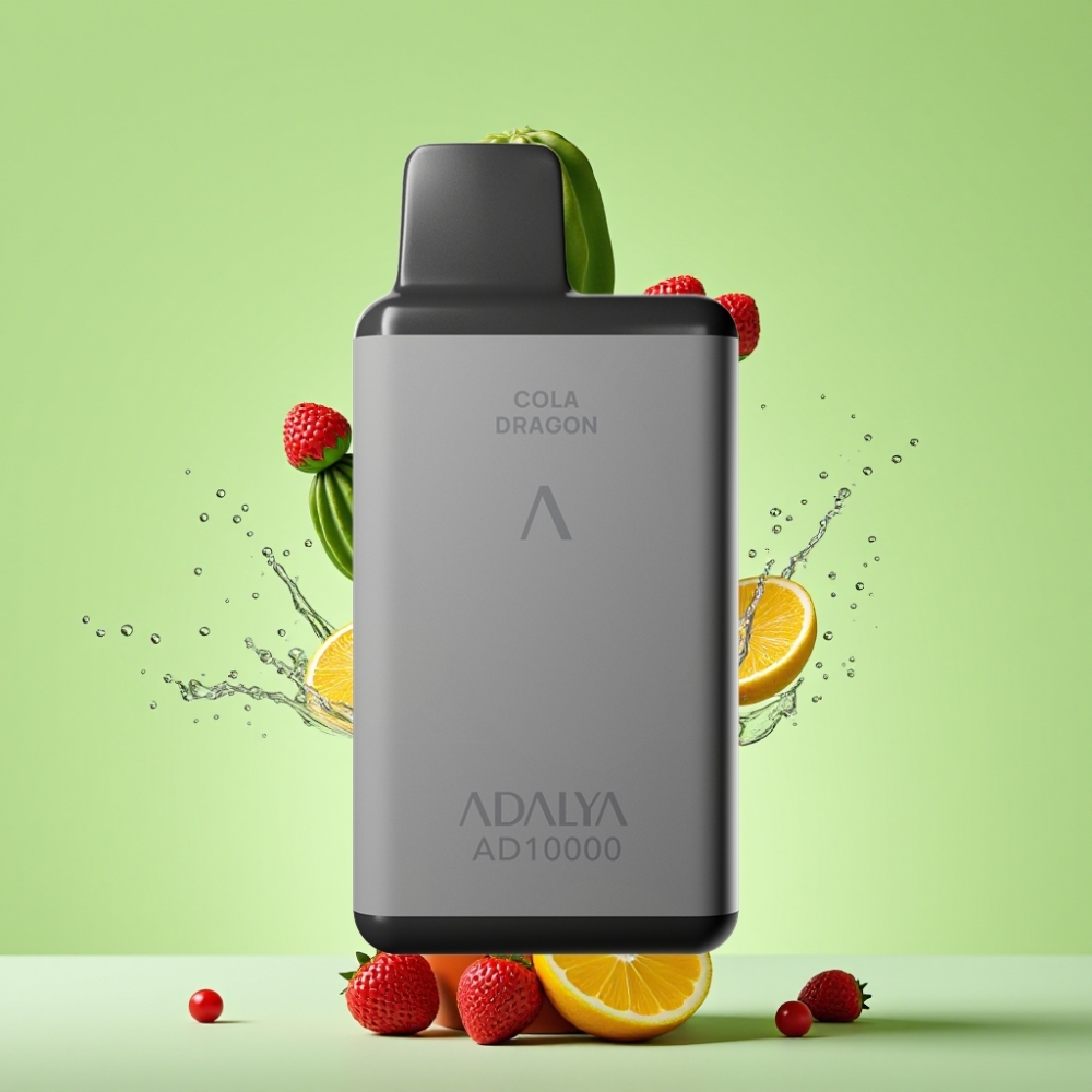 Adalya AD 10000 Puffs Disposable Vape Space Gray Cactus Splash USB-C
