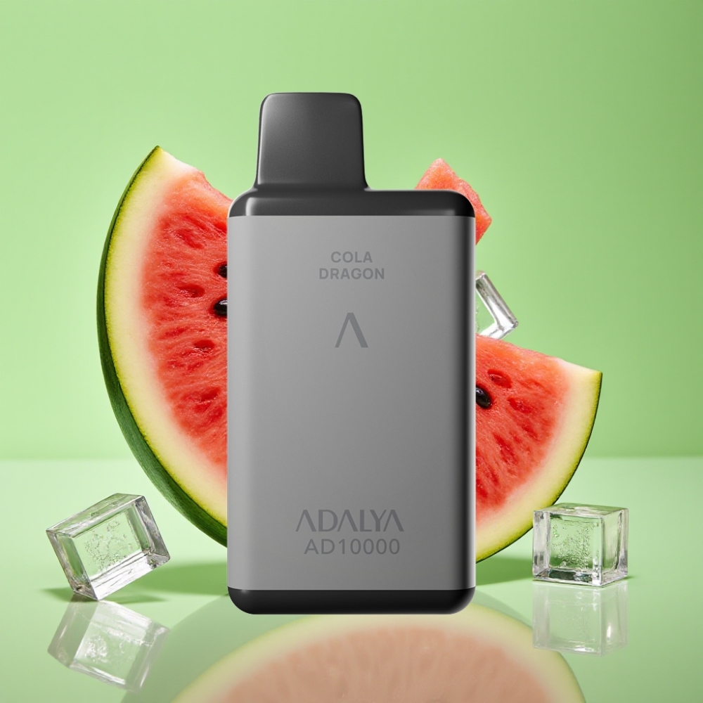 Adalya AD 10000 Puffs Jednokratna Vape Lubenica Led s 14 ml tekućine, 2% nikotina, 650 mAh baterija