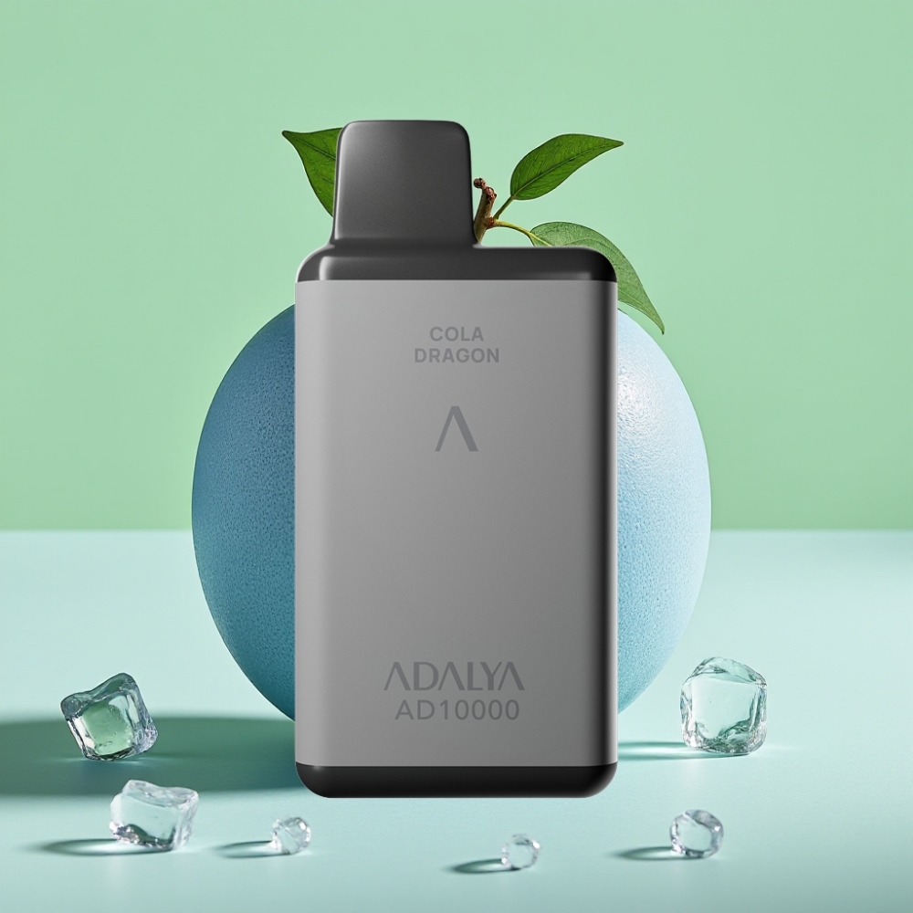 Adalya AD 10000 Puffs Jednokratna Vape Plavi Led Svemirska siva USB-C 14 ml 2%