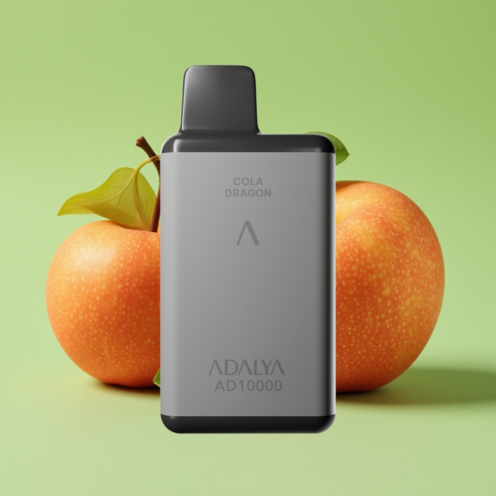 Adalya AD 10000 Puffs Jednokratna Vape Svemirska siva Dvije Jabuke USB-C