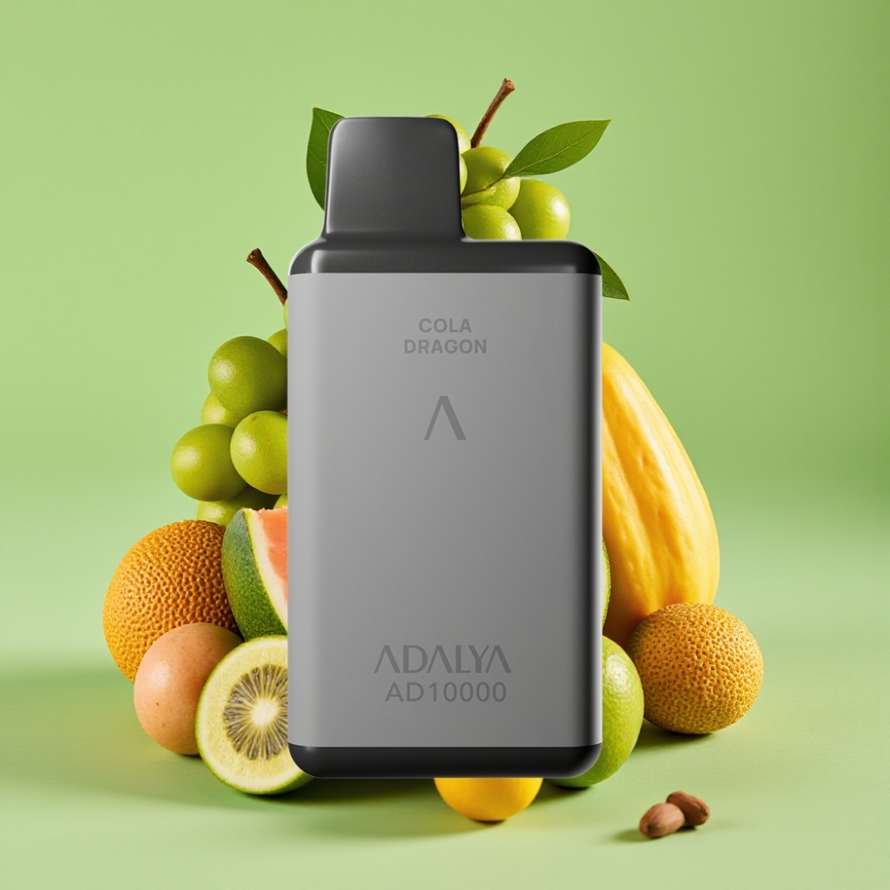 Adalya AD 10000 Puffs Jednokupna Vape Hawai Boja svemirsko siva USB-C 14 ml