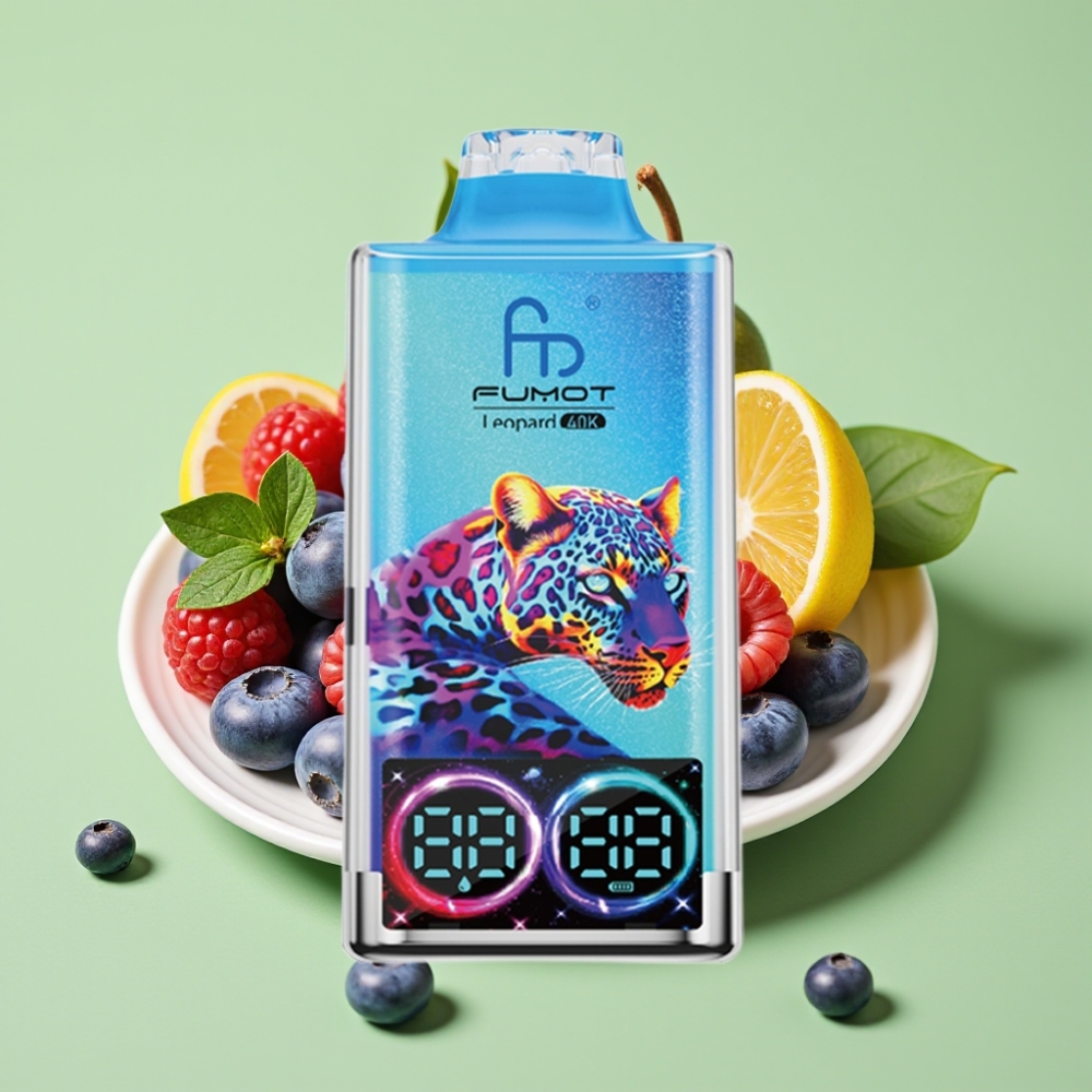 Fumot Leopard 40K Puffs Dual Mesh 700mAh Type-C Borovnica Malina 0%-5% Nic