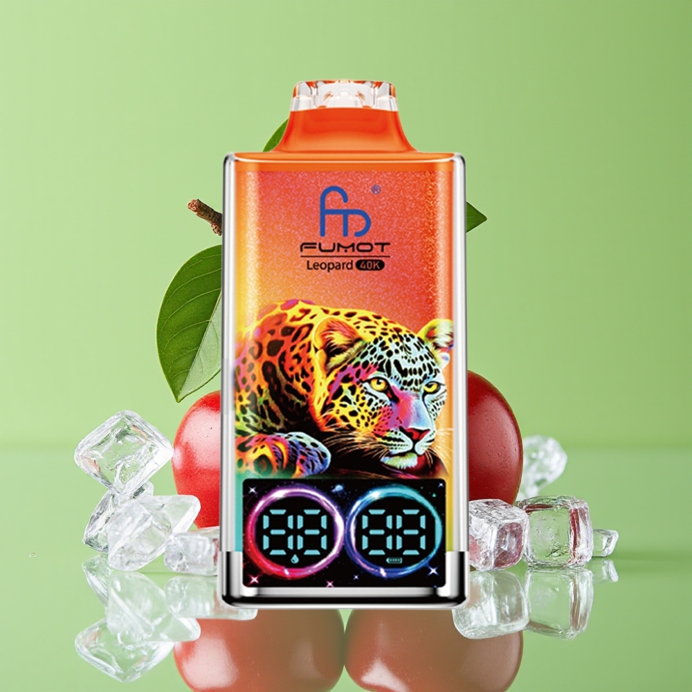 Fumot Leopard 40K Puffs Dual Mesh Trešnja Led 0-5% Nicotine 700mAh Type-C
