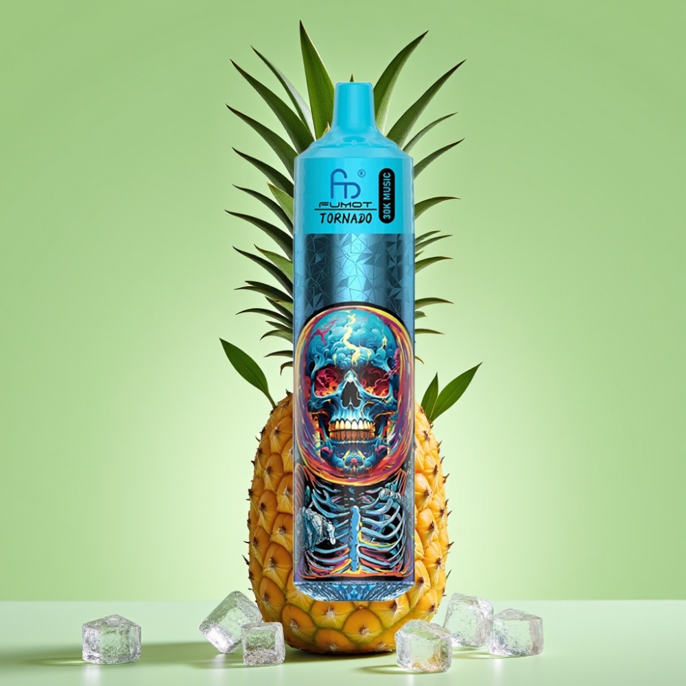 Fumot RandM Tornado 30000 Puffs 30mL LED Ananas Led 2%/5% 600mAh