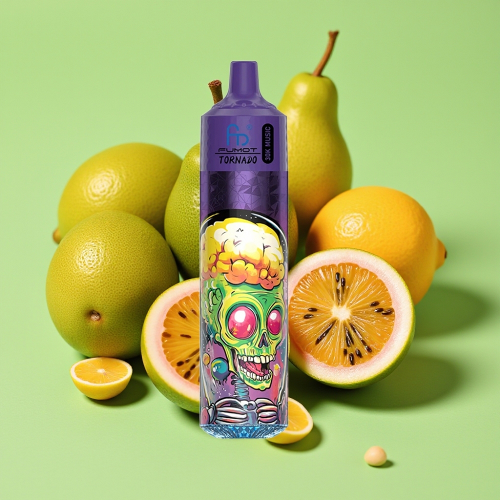 Fumot RandM Tornado 30000 Puffs 30mL LED Kiwi Marelika Guava 2% 5% 600mAh