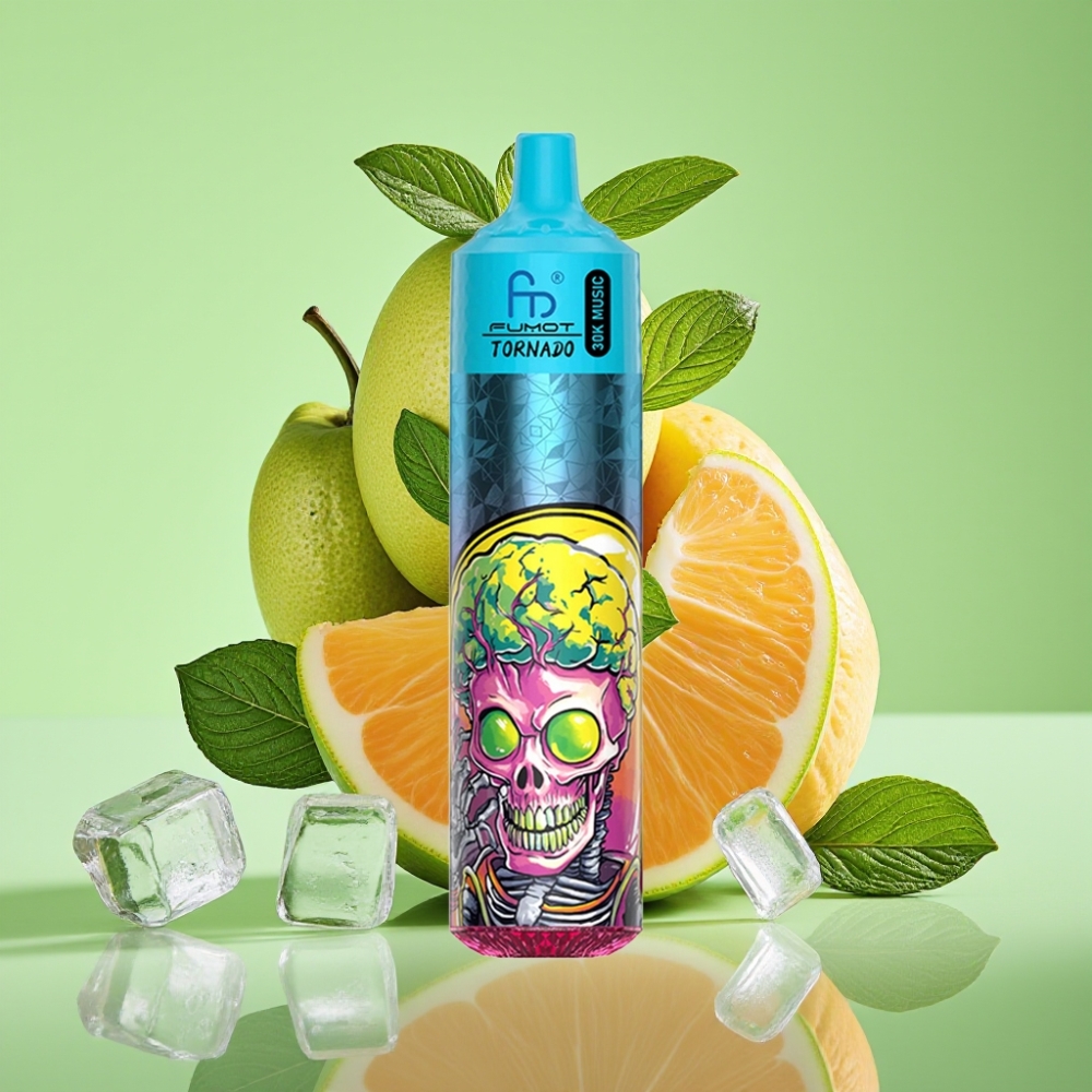 Fumot RandM Tornado 30000 Puffs 30mL LED Mint Ice (2%,5%) 600mAh 1.0 Ohm