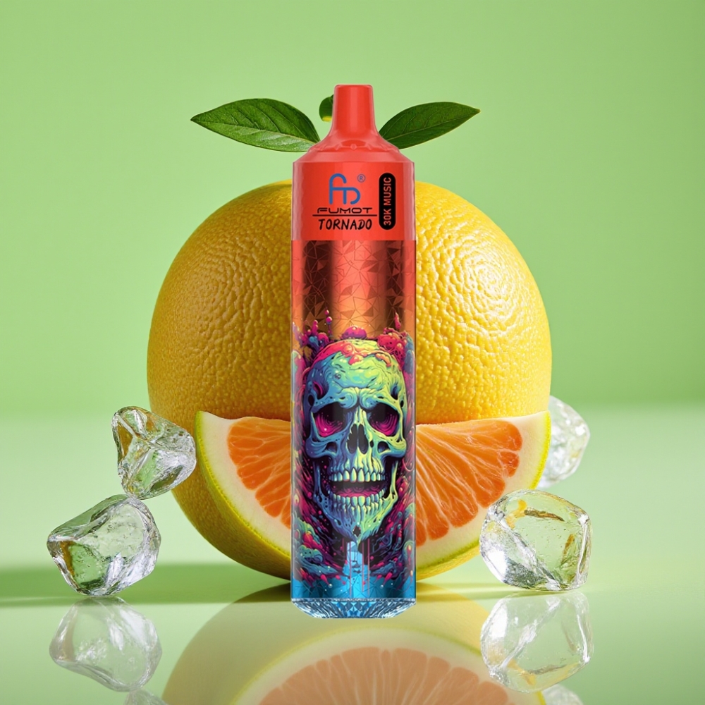 Fumot RandM Tornado 30000 Puffs 30mL LED zaslon 1.0 Ohm mesh coil Lješnjak led