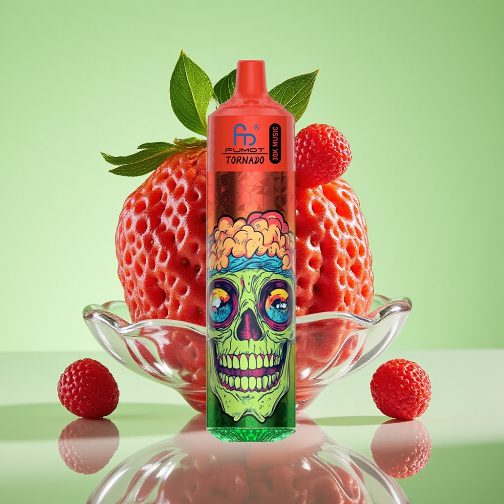 Fumot RandM Tornado 30000 pufova 30mL LED Jagoda Berry Led 2% 5% 600mAh