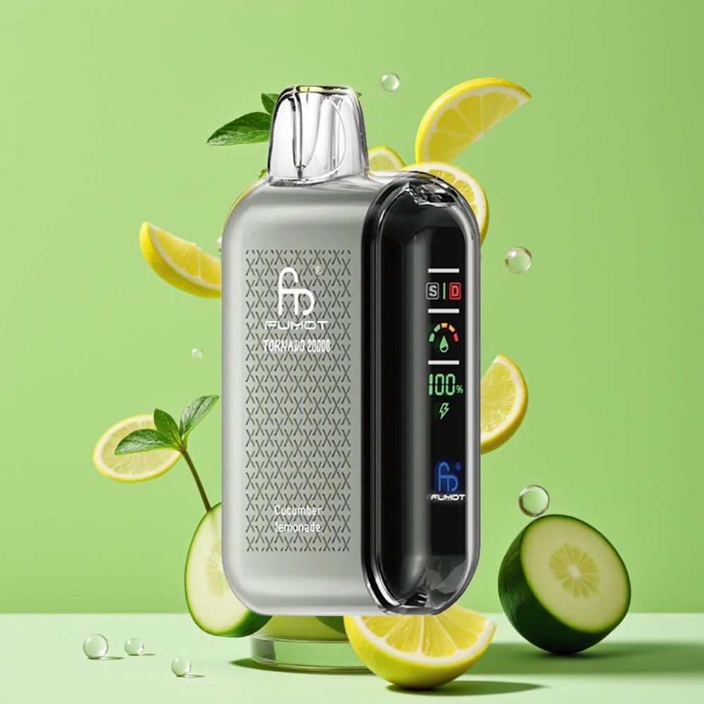 Fumot Tornado 20000 Puffs Dual Mesh Coil 20ml 850mAh Pamuk Limunada