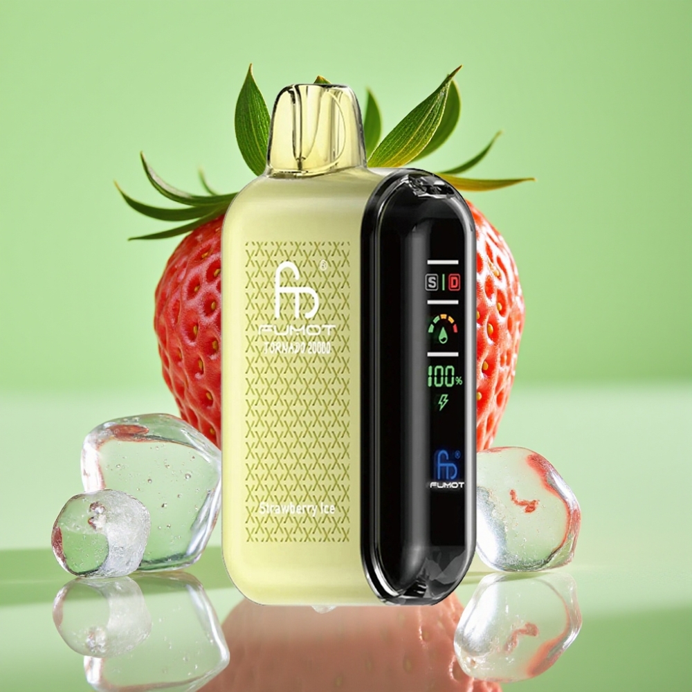 Fumot Tornado 20000 Puffs Dual Mesh Coil 20ml 850mAh Smart Display Jagoda Led