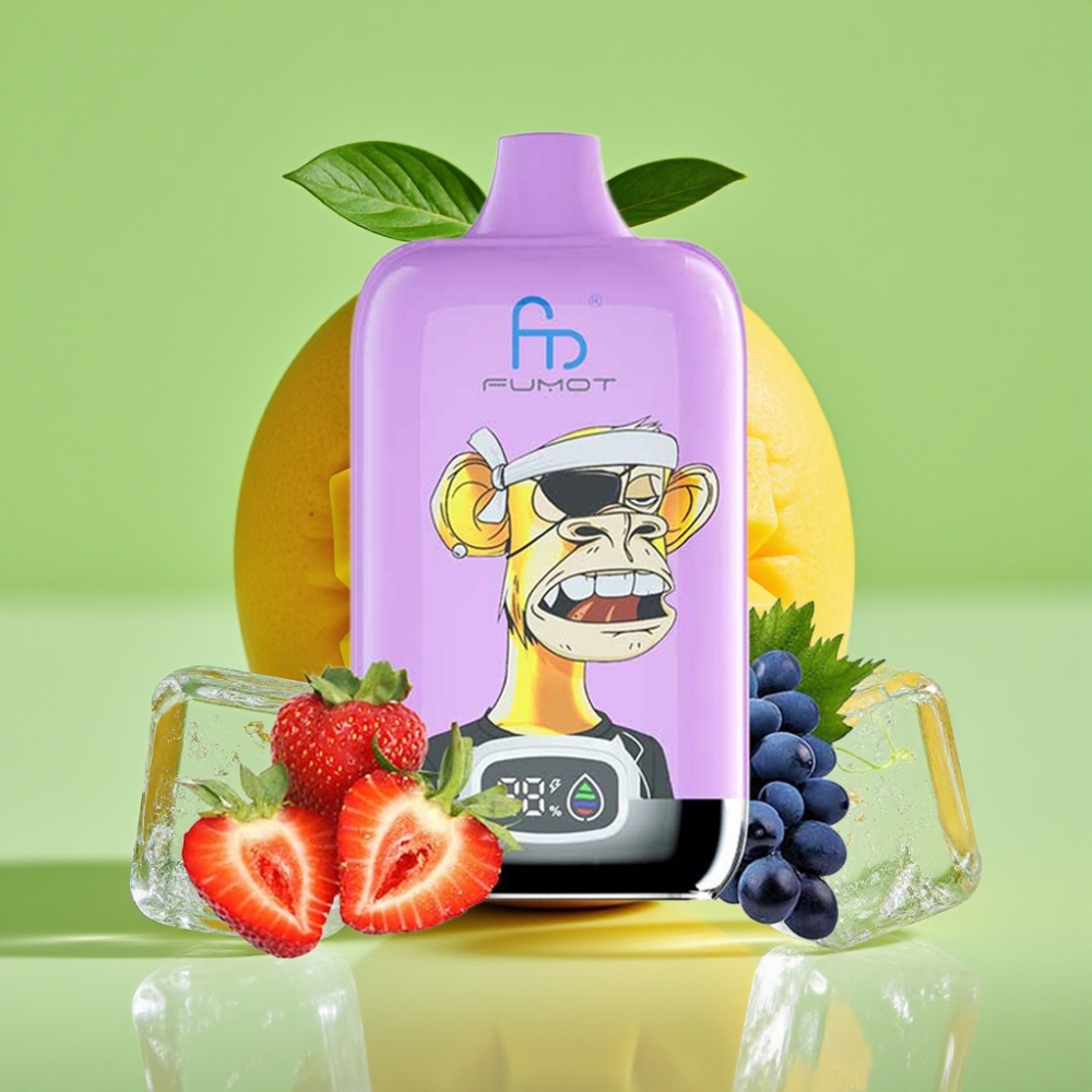 Fumot Tornado Digital Box 12000 Puffs Jednokratna Vape Mango Na Ledu