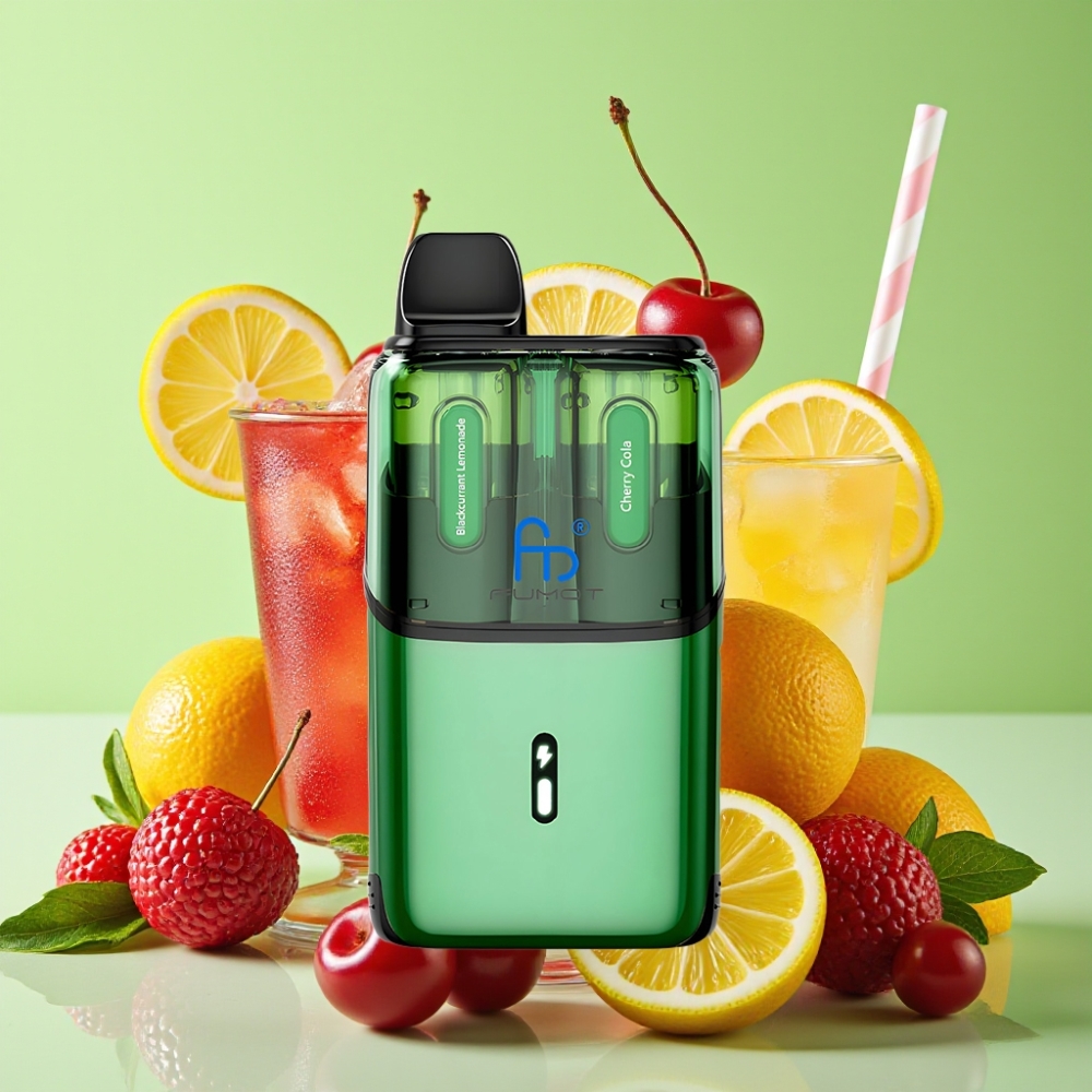 Fumot Ultra T32000 Jednokratna Vapa Napredna Mrežna Zavojnica Crni Ribiz Limunada - Trešnja Kola 800mAh Type-C 24ml