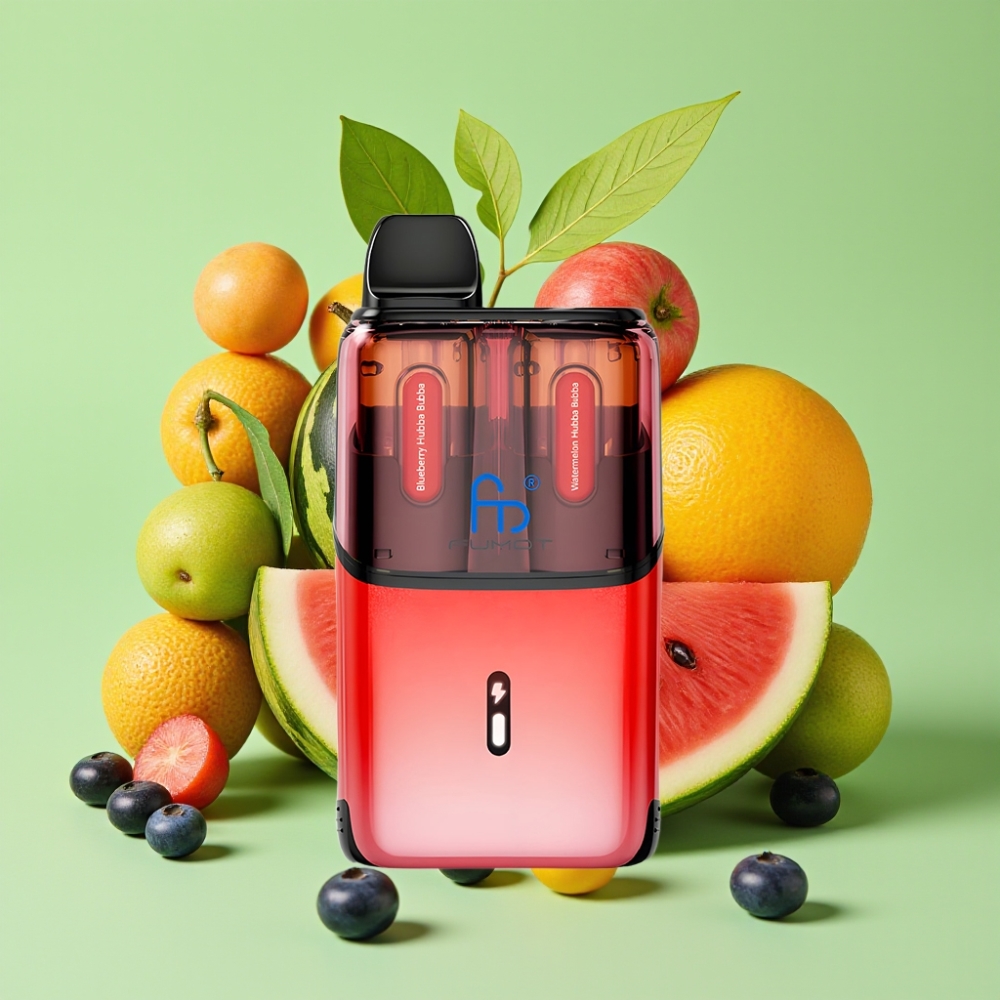 Fumot Ultra T32000 Jednokratna Vape 32000 pufova, 800mAh, Type-C, Plava jagoda - Lubenica Hubba Bubba, 20mg