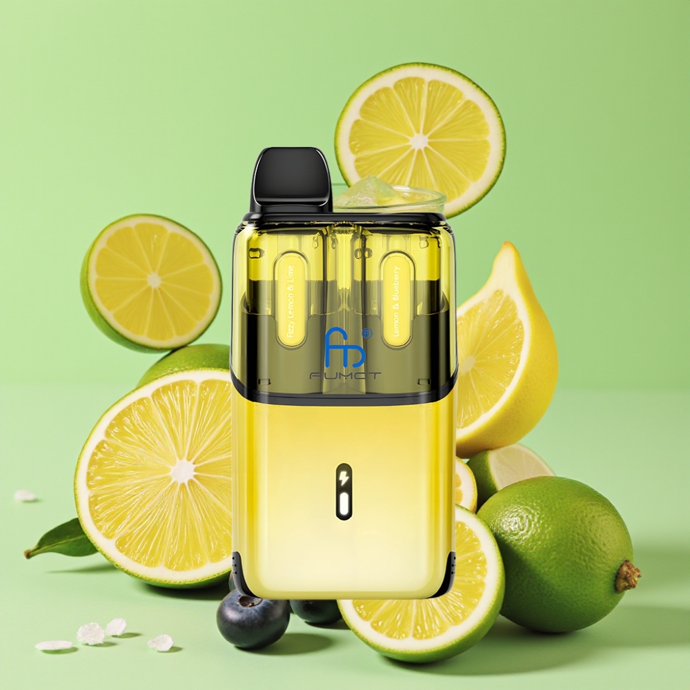 Fumot Ultra T32000 Jednokratna Vape Gazirana Limeta & Limun - Limun & Borovnica, 800mAh, Type-C, 20mg
