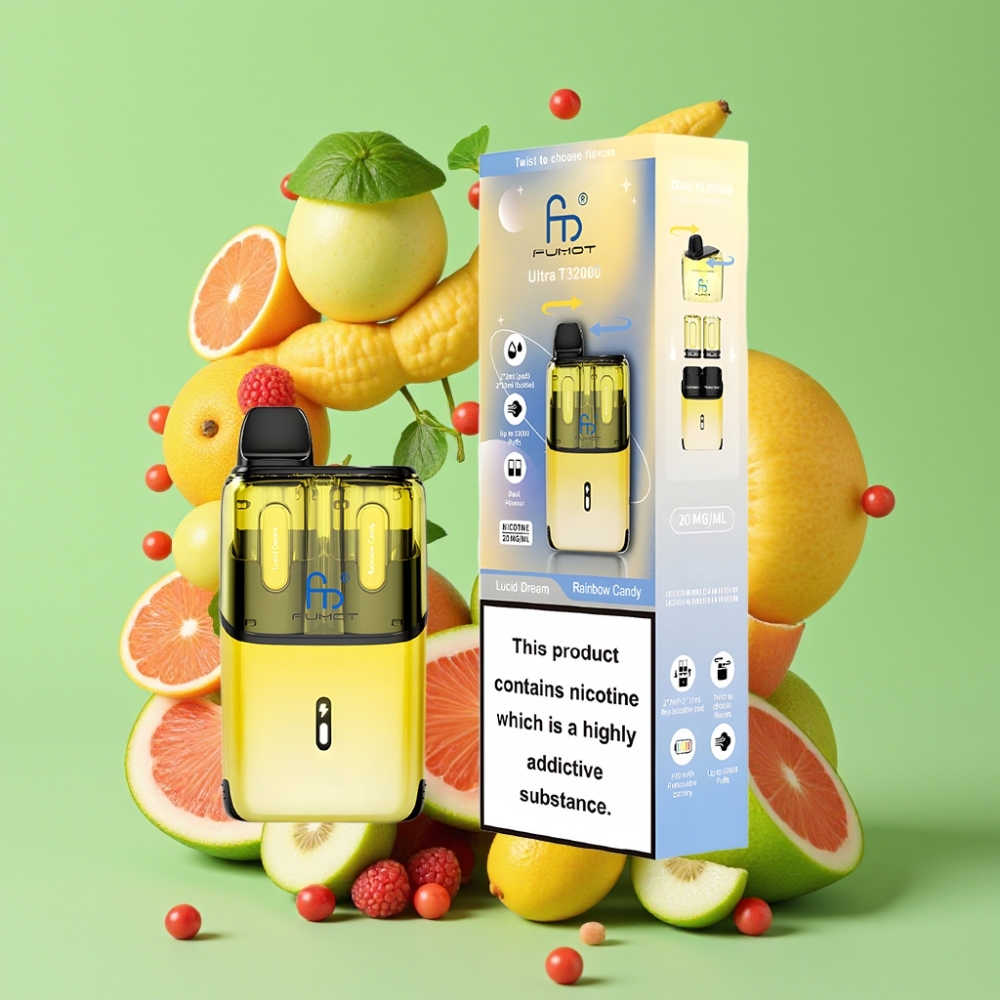 Fumot Ultra T32000 Jednokratna Vape Lucid San - Dugi Nos Bombica, 800mAh, 24ml, Type-C, Mesh Coil