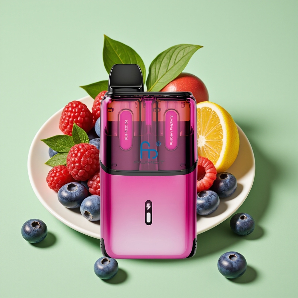Fumot Ultra T32000 Jednokratna Vape Plavi Jagoda Malina Led – do 32000 puševa, 800mAh, Type-C, 20mg