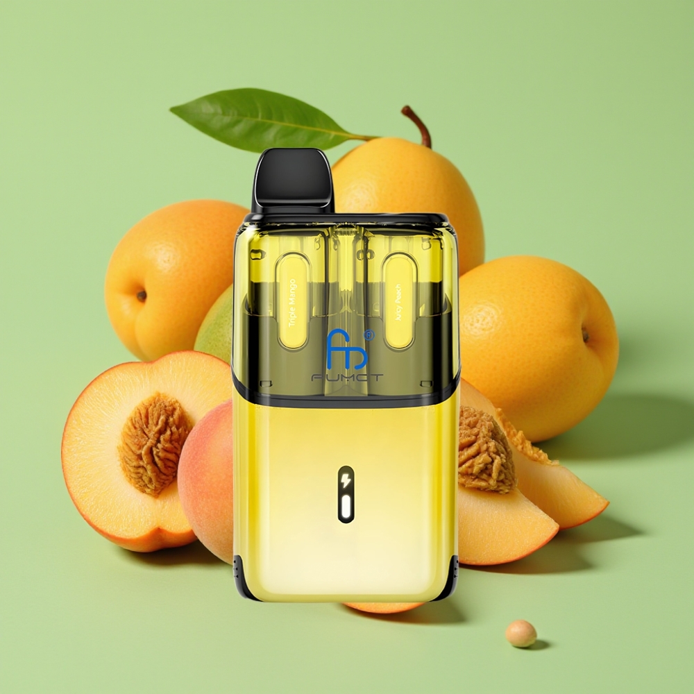 Fumot Ultra T32000 Jednokratna Vape Trostruka Manga - Sočna Breskva 32000 pufova, 800mAh, 24ml, Type-C, Mesh Coil