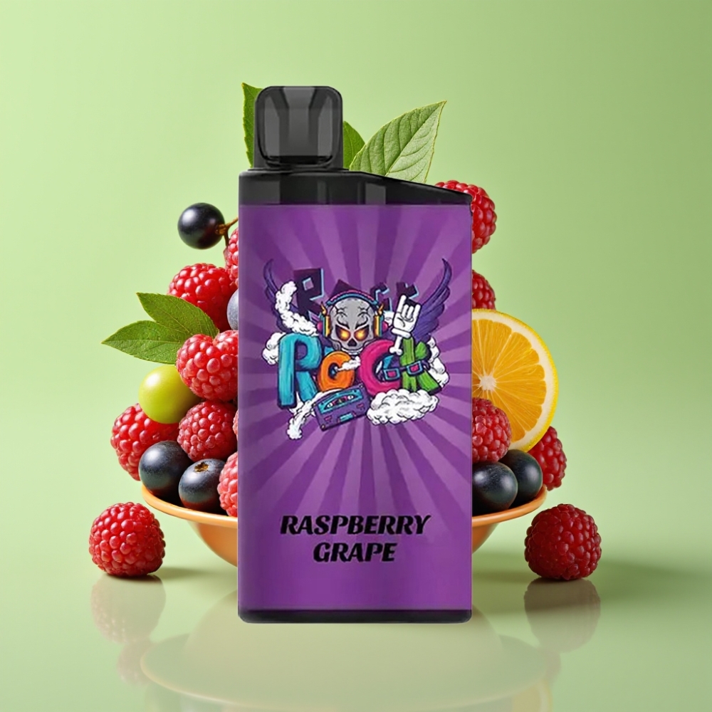 IGET Bar 3500 Puffs Jednokratna Vape Malina Grožđe – 1400 mAh, 1.2 Ohm Mesh Coil