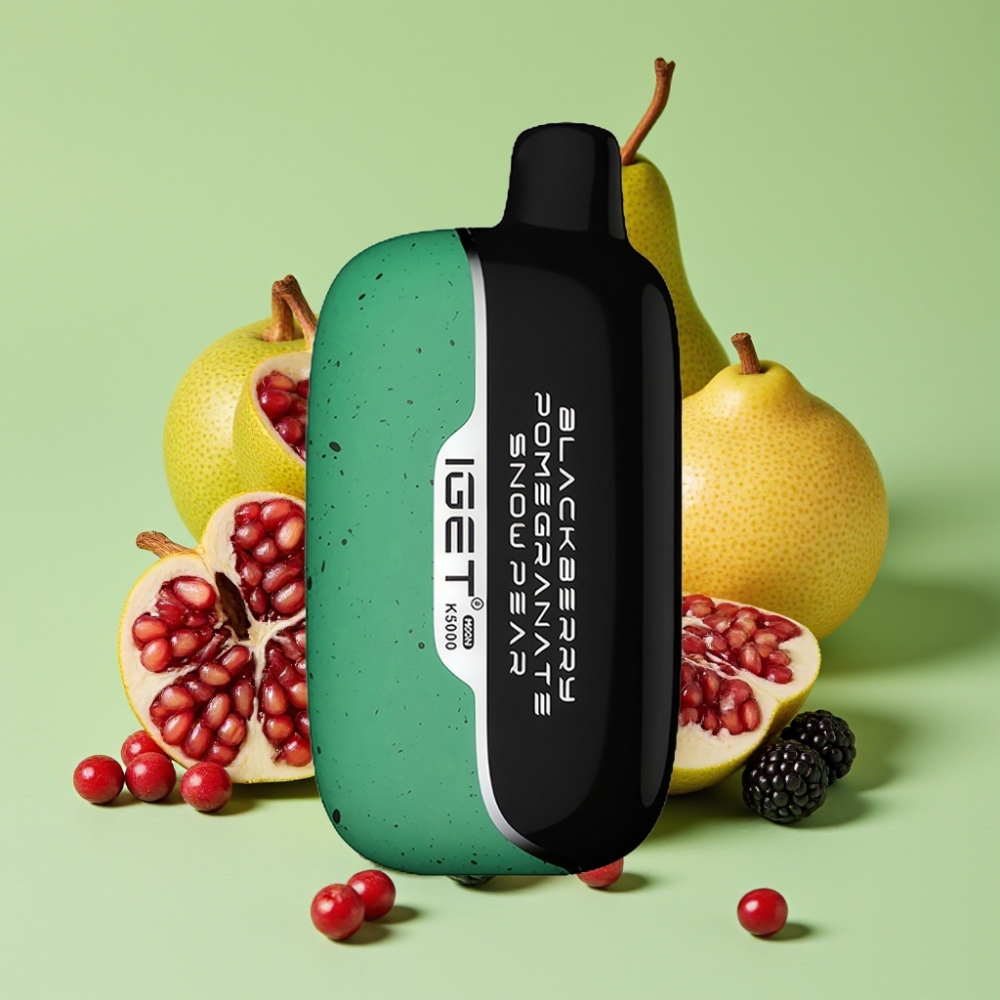 IGET Moon K5000 Puffs Jednokratna Vape Kupina Nar Smokvica (81.5g, 5000 Puffova, PC, 1.35 Ohm, 49.5x25.3x99.4 mm)