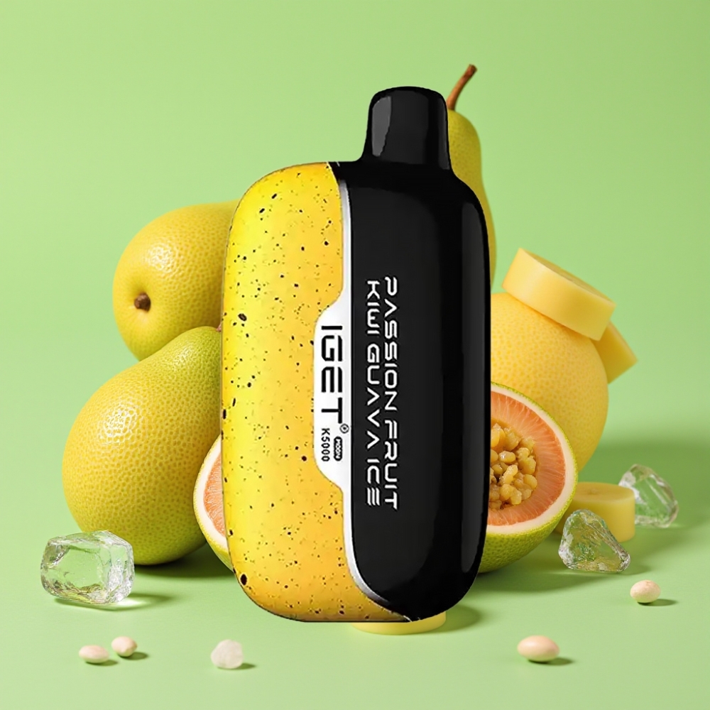 IGET Moon K5000 Puffs Jednokratna Vape Marakuja Kivi Guava Led