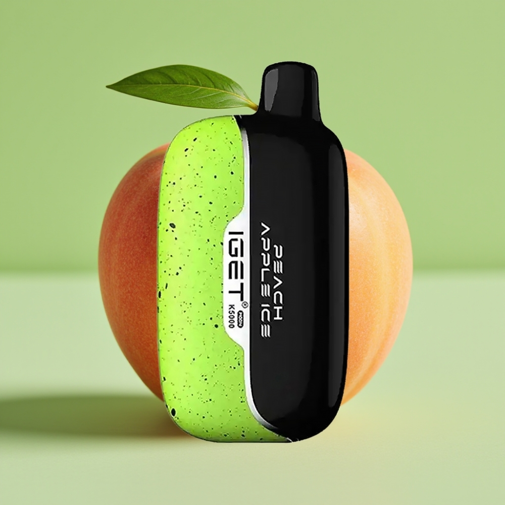 IGET Moon K5000 Pufova Jednokratna Vape Breskva Jabuka – 81.5 g, 1.35 Ohm, PC