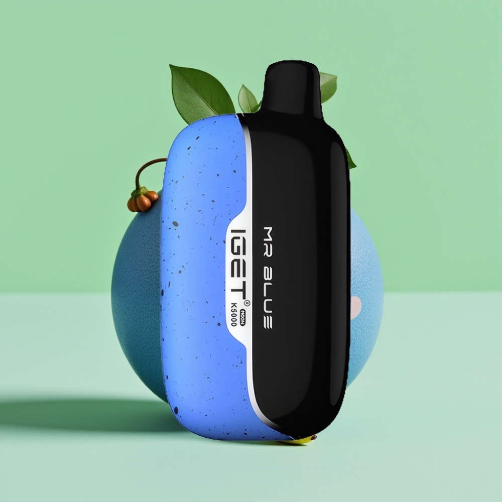 IGET Moon K5000 Pufova Jednokratna Vape Gospodin Plavi - 81.5g, PC, 1.35 Ohm, 49.5x25.3x99.4mm