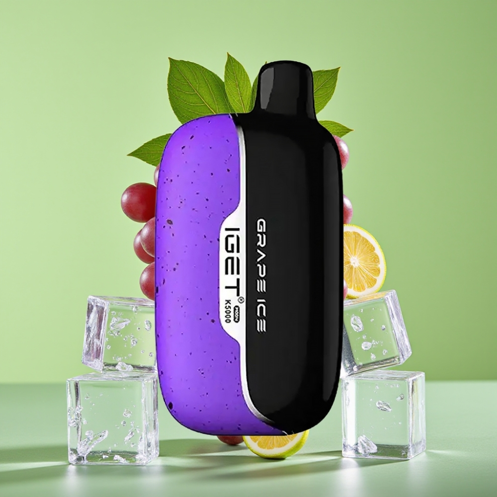 IGET Moon K5000 Pufova Jednokratna Vape Grožđeni Led s 5000 pufova, 81.5 g, PC, 1.35 Ohm