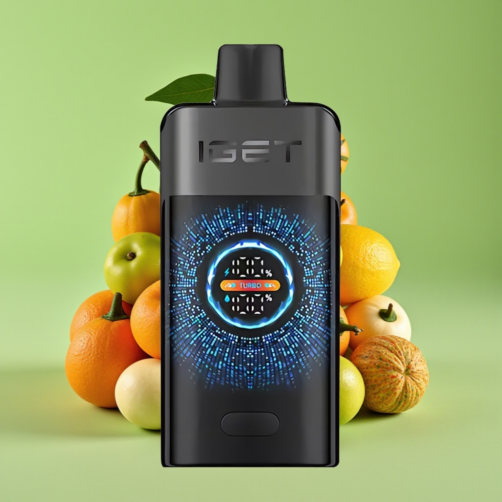 IGET ONE 12000 Puffs Disposable Vape Crna Šuma Regular Mode 12000 Puffs Turbo Mode 9000 Puffs Large Curved Color Screen