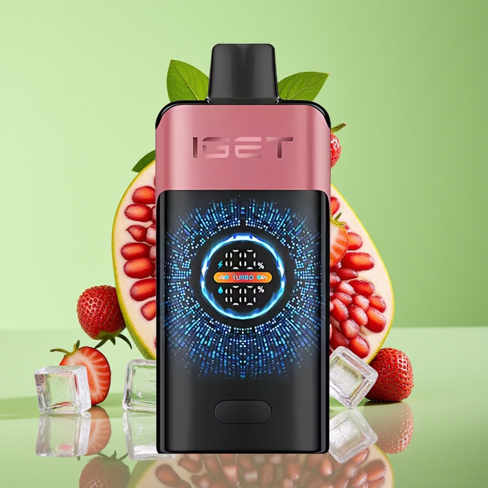 IGET ONE 12000 Puffs Jednokratna e-Cigareta Jagoda Nar (Led) PCTG+ALU+PC 2700mAh