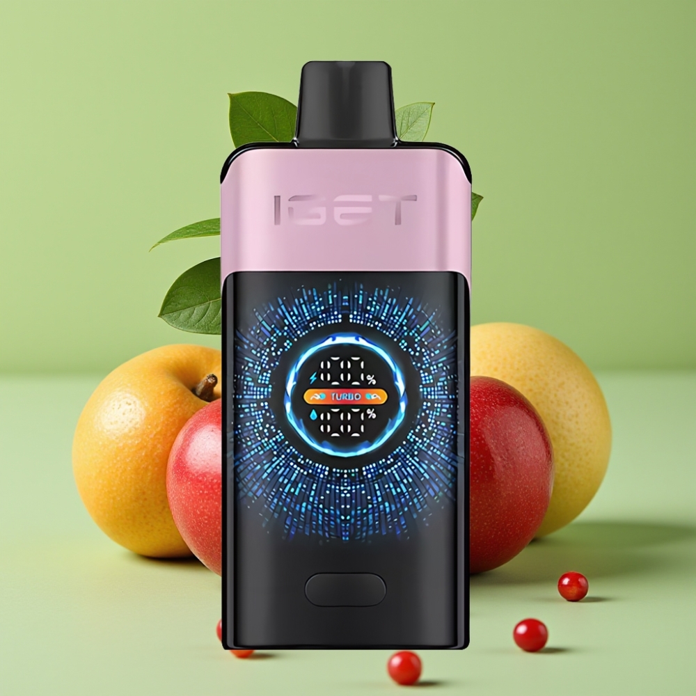 IGET ONE 12000 Puhova Jednokratna Vape Trešnja Nar (12000 Puhova, Turbo 9000, 2700 mAh)