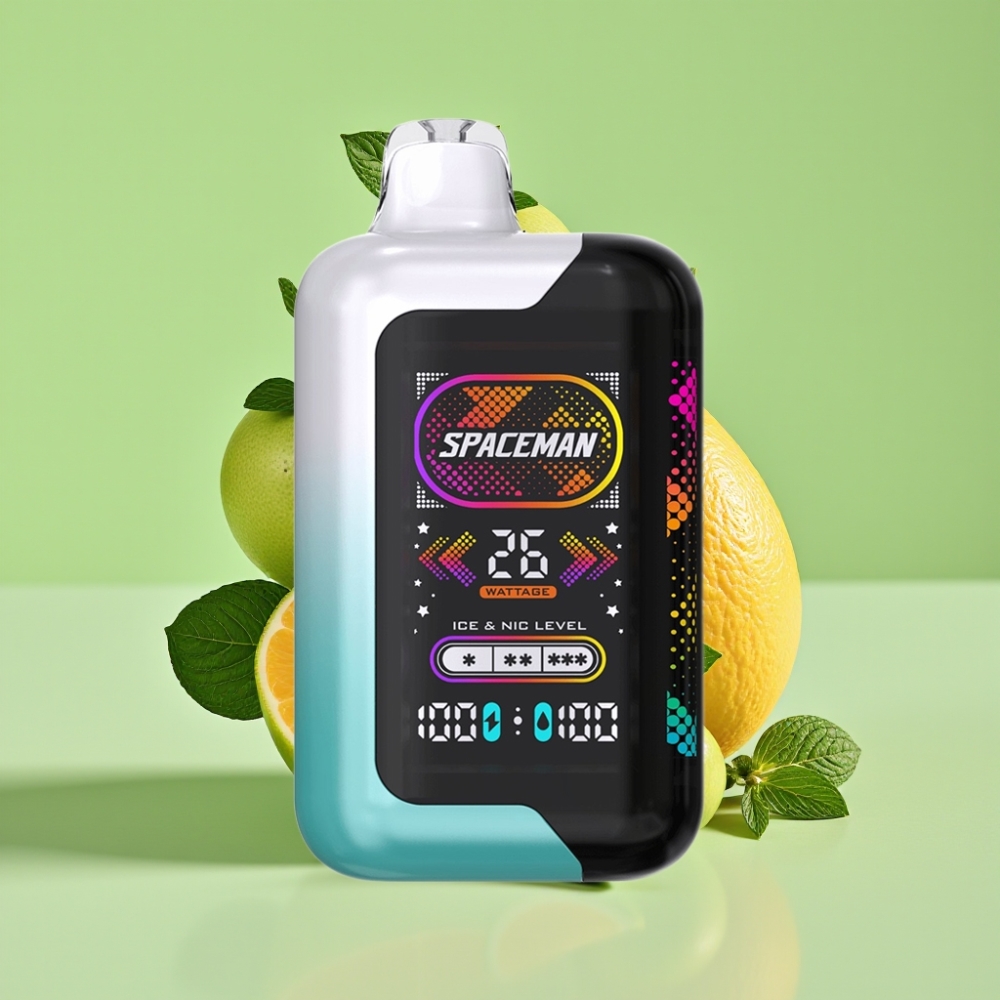 SMOK Spaceman SP40000 Zero Nikotina Disposable 20ml Svježa Metvica 1000mAh LED Ekran