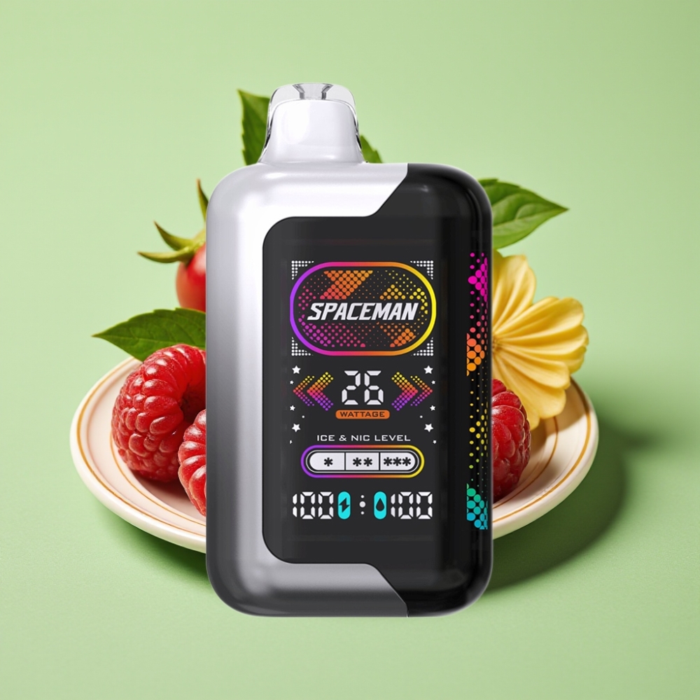 SMOK Spaceman SP40000 Zero Nikotina Disposable Vape Kupina Malina 40000 Puffova 20ml 1000mAh LED Ekran