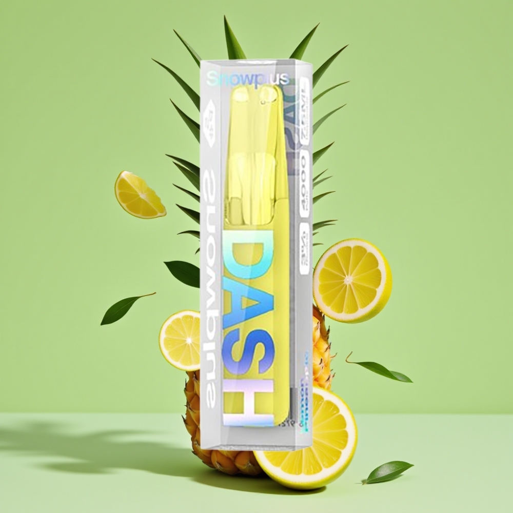 Snowplus Dash 4000 Puffs Jednokratni Uređaj Limeta Ananas Keramički 530 mAh 7.5 ml