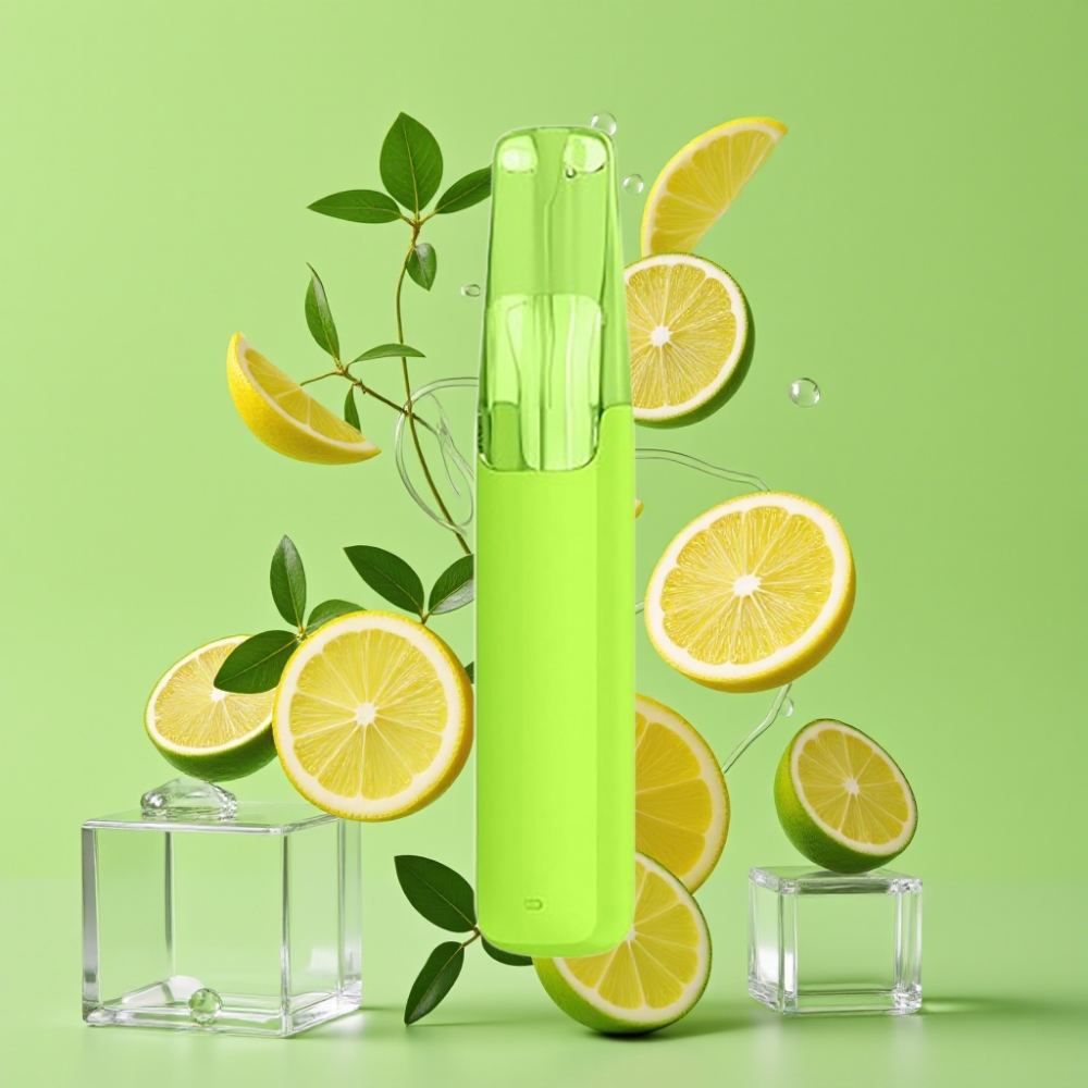 Snowplus Dash 4000 Puffs Jednokratni Uređaj Limeta Limun Led s Keramičkim Atomajzerom, 530 mAh, 7,5 ml