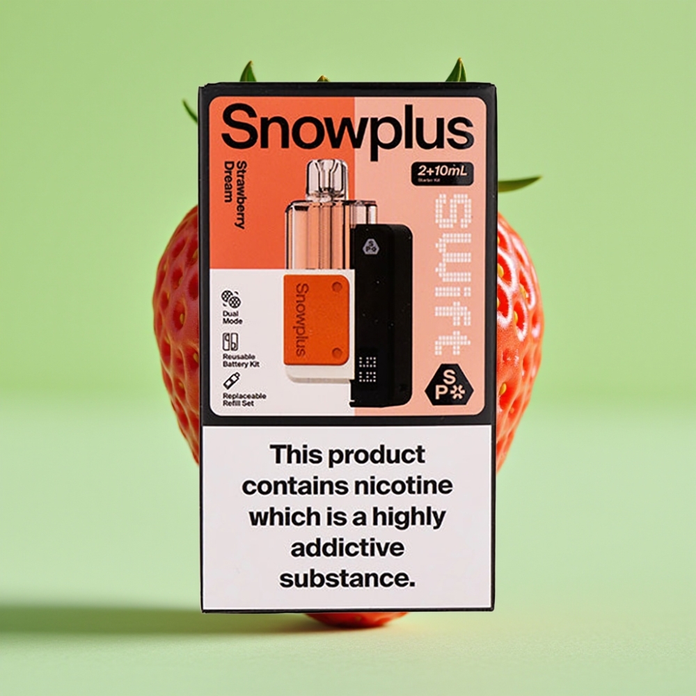 Snowplus Swift 5000 Puffs Dual Mesh Pod Kit Jagodni San (43x81x25mm, 65g, 1000mAh, 2+10ml, 2%)