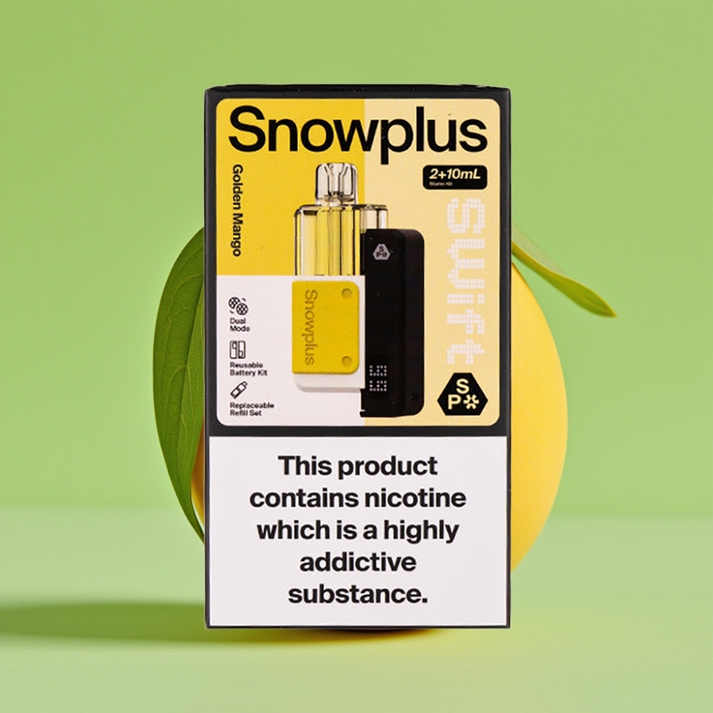 Snowplus Swift 5000 Puffs Dual Mesh Pod Kit Zlatna Mango 1000 mAh