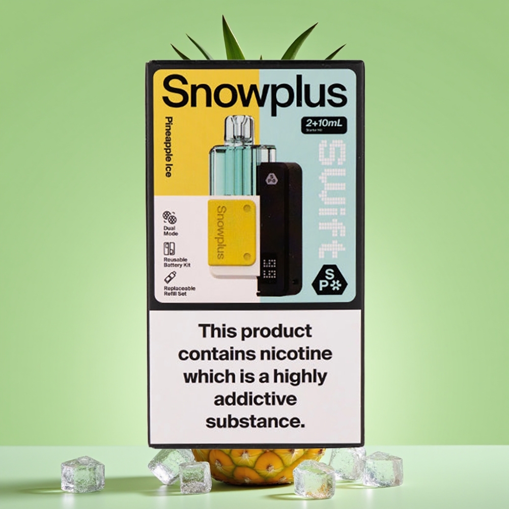 Snowplus Swift 5000 Puffs Dual Mesh Prefilled Pod Kit Ananas Led