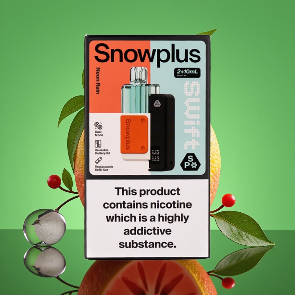 Snowplus Swift 5000 Pufova Predpunjeni Pod Kit Neon Kiša